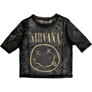 Nirvana Риза Yellow Happy Face Ladies Black XS (NIRVMCT81LB00)