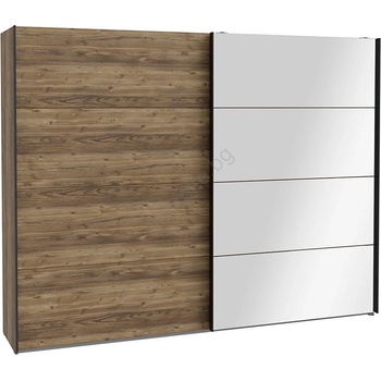 Forte Гардероб с огледало OREN, 270 x 210 см, дъб Artisan (FR0059)
