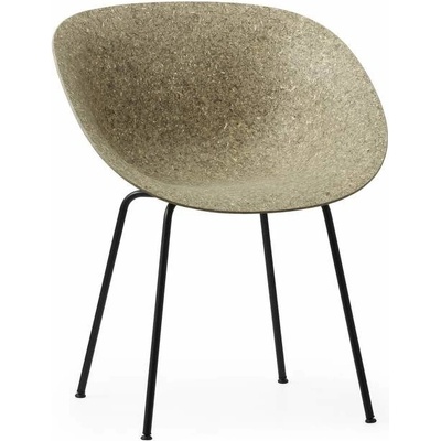 Normann Copenhagen Ex-display s podrúčkami Mat seaweed / black