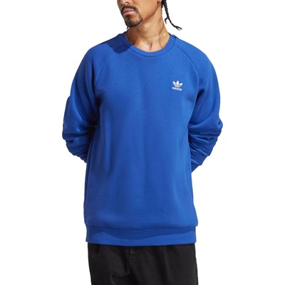 Adidas Originals Trefoil Essentials Crew Neck Sweatshirt Blue - 2XL