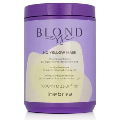 Inebrya BLONDesse No-Yellow Mask маска против нежелани жълти оттенъци 1000 ml унисекс