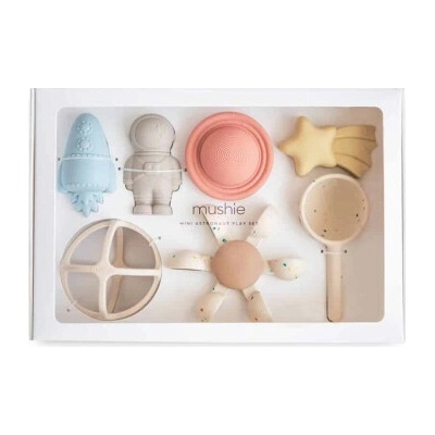 Mushie mini astronaut set