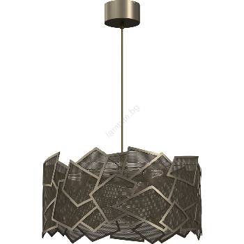 Luminex Пендел CAMO 3xE27/15W/230V златист (LU0554A)