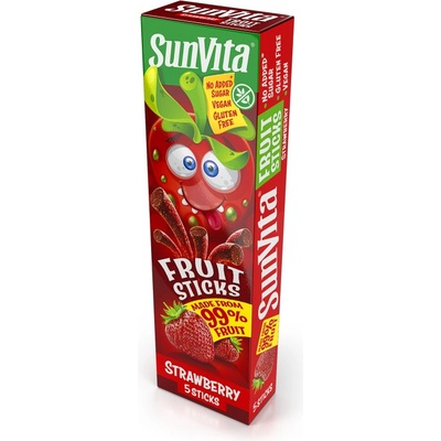 Sunvita Sticks jahody 5 x 20 g