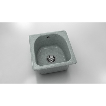 Image 1 of FAT Кръгла мивка Classic 217, Granicite, 259 Platina, с включен сифон