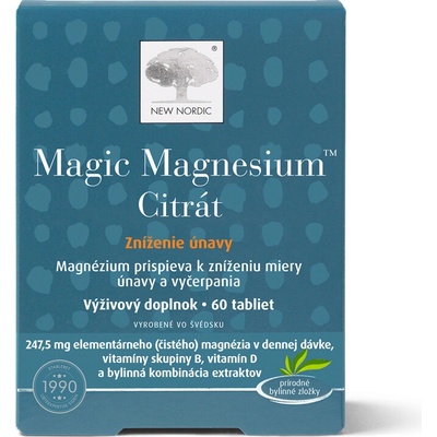 New Nordic Magic Magnesium Citrate 60 tabliet