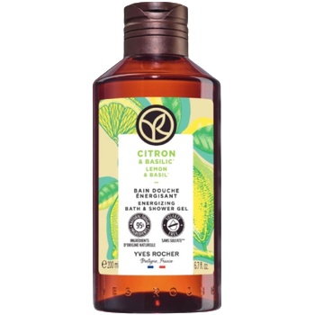 Yves Rocher Bain Nature Душ Гел Лимон И Босилек Душ гел унисекс 200ml