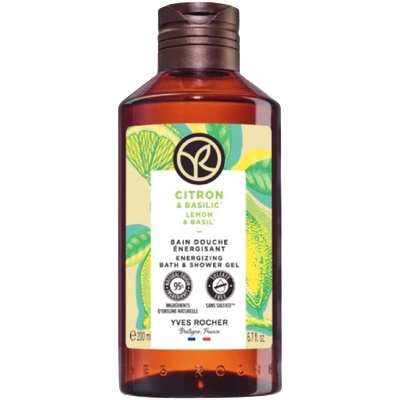 Yves Rocher Bain Nature Душ Гел Лимон И Босилек Душ гел унисекс 200ml