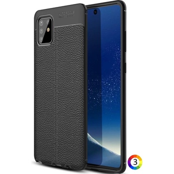 Image 1 of Samsung Galaxy A81/Note 10 Lite Удароустойчив Litchi Skin Калъф и Протектор