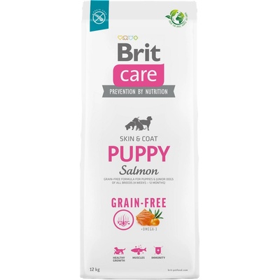 Brit Grain-free Puppy Salmon & Potato - със сьомга, за кучета от 1 до 12 месеца, 12 кг