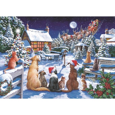 The House of Puzzles Santa Paws 500 dielov