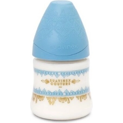 Suavinéx Fľaša Haute Couture Gold silikon svetlo modrá 150ml