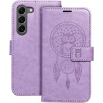 Forcell Кожен Калъф за Samsung A15, Forcell Mezzo Book Case, Лилав (5903396239939)