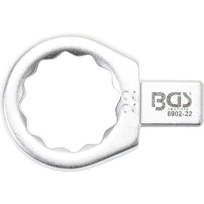 BGS Technic Nástrčný očkový kľúč 22 mm upnutie 9 x 12 mm BGS 6902-22