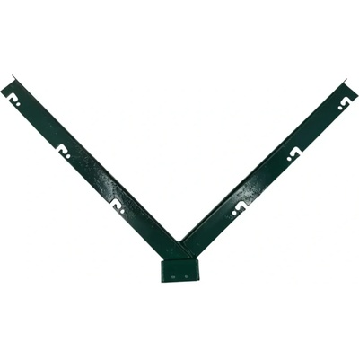 Bavolet "Y" pre 40x60 mm stĺpik, AL + zelený