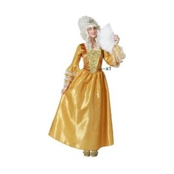 BigBuy Carnival Маскировъчен костюм за възрастни Златен Куртизанка Дама Размер m/l