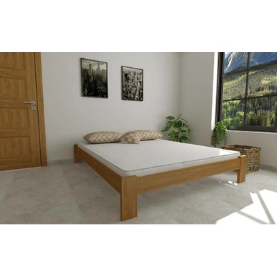 ComfortMatrace Aurora + rošt masiv borovice barva olše matrace Goltex 20cm