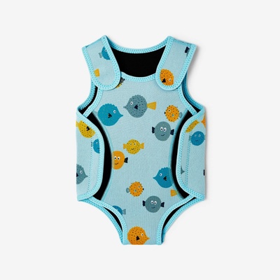 DECATHLON Bodywarm 2 mm Fish svetlozelené