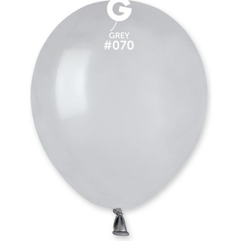 Gemar Латексови Балони Пастел, Сиво, 13см