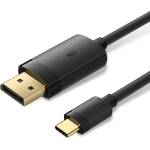 Vention USB-C - DisplayPort, (4K, черен), 1, 5 м, кабел