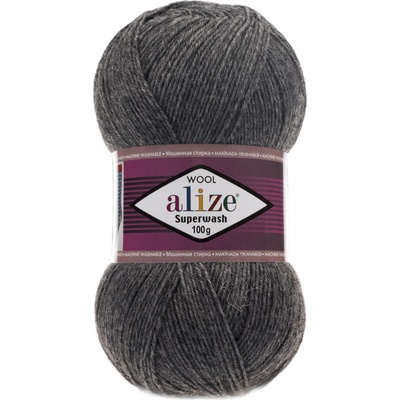 Alize Příze Superwash Comfort - 182 tm. šedá