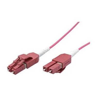 Roline 21.15.8653 optický patch, LC-LC,50/125 (multi mode), duplex,OM4, LSOH, uniboot, 3m