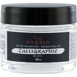 Jacques Herbin Calligraphy Калиграфско мастило White 40 ml 1 бр (11301T)
