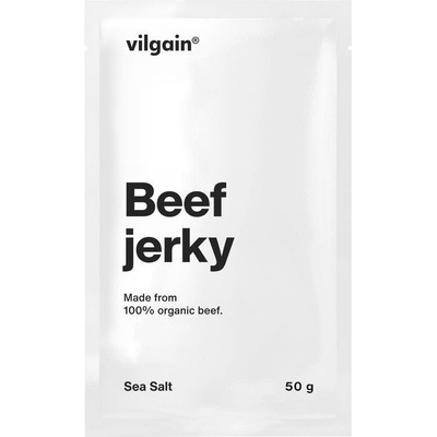 Vilgain Hovädzie jerky BIO morská soľ 5 x 50 g