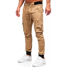 Bolf MP0208K pánske jogger nohavice s cargo vreckami ťava