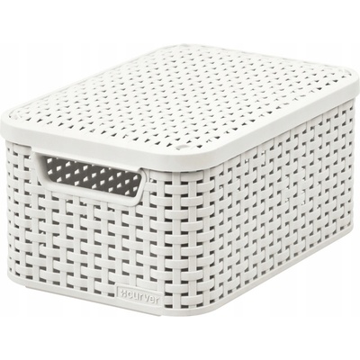 CURVER Košík box s víkem - S - krémový R41115