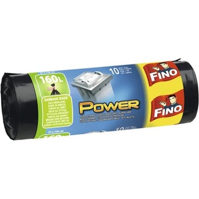 FINO Power Vrecia zaväzovacie 160l 45µm 10 ks čierne