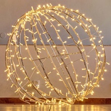 DecoLED LED svetelná guľa tepla biela priemer. 100 cm