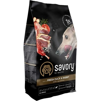 Savory Adult Allbreeds Fresh Duck&Rabbit 3 kg