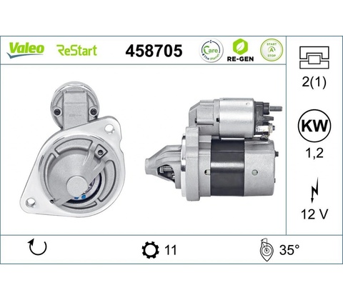 Štartér VALEO 458705