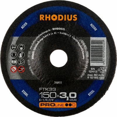 Rhodius Rezný kotúč 150 x 3,0 x 22,23 mm 200922