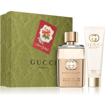 Gucci Guilty Подаръчен комплект, парфюмová voda 50ml+ Мляко за тяло 50ml, Жени