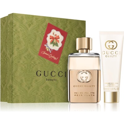 Gucci Guilty Подаръчен комплект, парфюмová voda 50ml+ Мляко за тяло 50ml, Жени