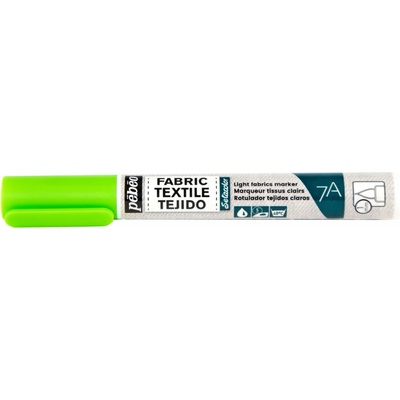Pébéo 7A Markers Light Fabric fix pre textil 1 mm 76 fluorescent green
