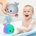 Играчка за баня Светещо делфинче фонтан