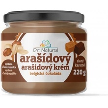 Dr. Natural Arašidový krém s belgickou čokoládou a slaným karamelom 220 g