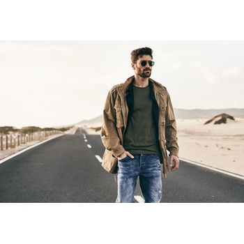 Image 1 of Brandit Премиум мъжко яке в камел цвят Brandit M65 GiantBW-3101-70 - Камел, размер 7XL