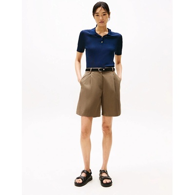 Tommy Hilfiger dámské šortky WW0WW44764 khaki