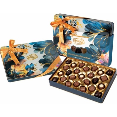 Bolci Rhapsody blue mix pralinek s dárkovou taškou plech 250 g