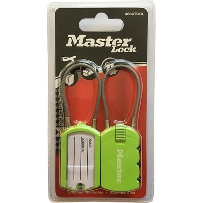 Master Lock 4684EURTCOL zelený 2 ks