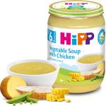 Hipp БИО Зеленчукова супа с пиле 4+ 190г