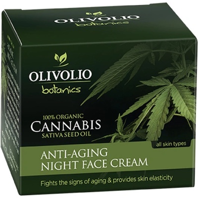 Olivolio Botanics Cannabis Oil CBD Anti-Aging Night Face Cream 50 ml