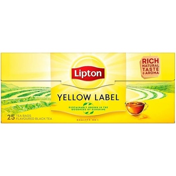 LIPTON Yellow Label serv černý čaj 25 x 2 g