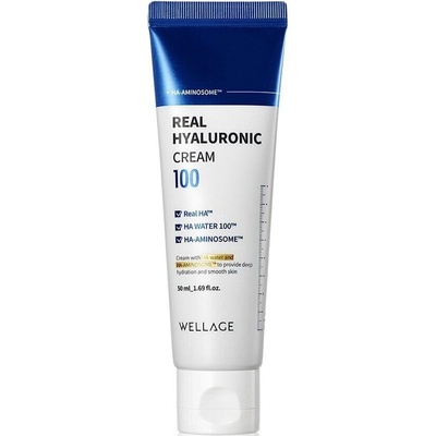 Wellage Real Hyaluronic 100 Cream - Хидратиращ Крем 80ml