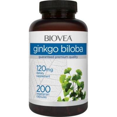 BIOVEA Ginkgo Biloba 120 mg [200 капсули]