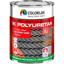 1K Polyuretán U2210 jednozložková Polyuretánová farba 0,6L 7016 antracitová šedá